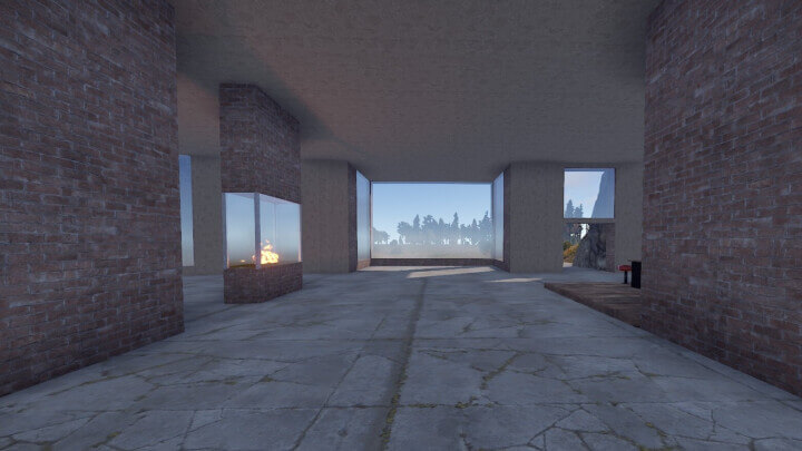 Rust Modern Earth House | Place for building Prefabs