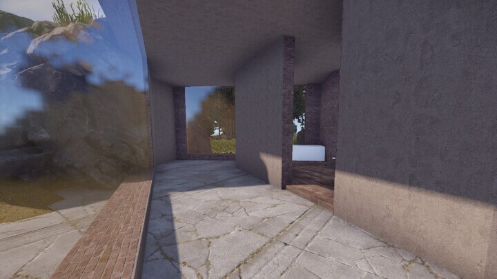 Rust Modern Earth House | Place for building Prefabs