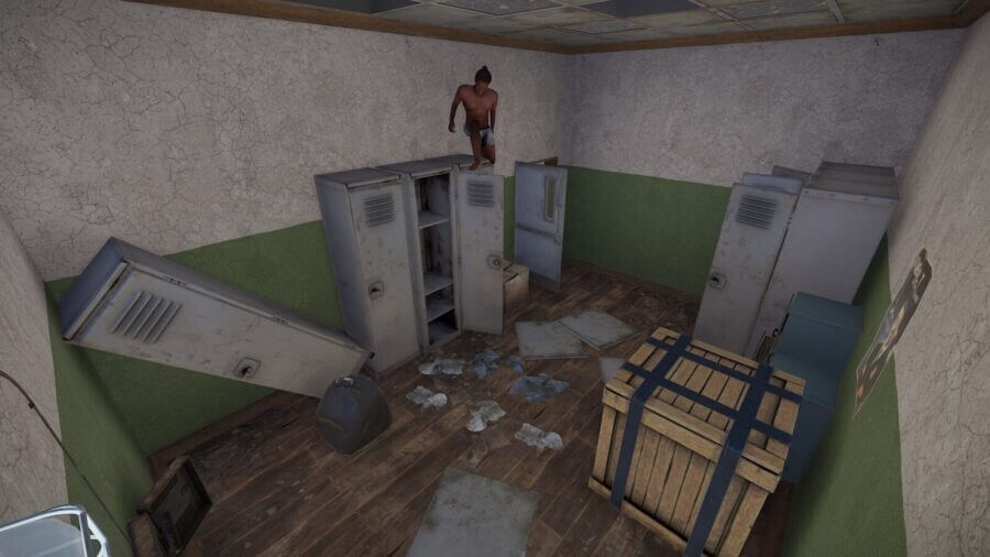 Another odd location, but one not many would notice when quickly clearing rooms at this monument for a slight upper hand to be mindful of in case someone is camping it.