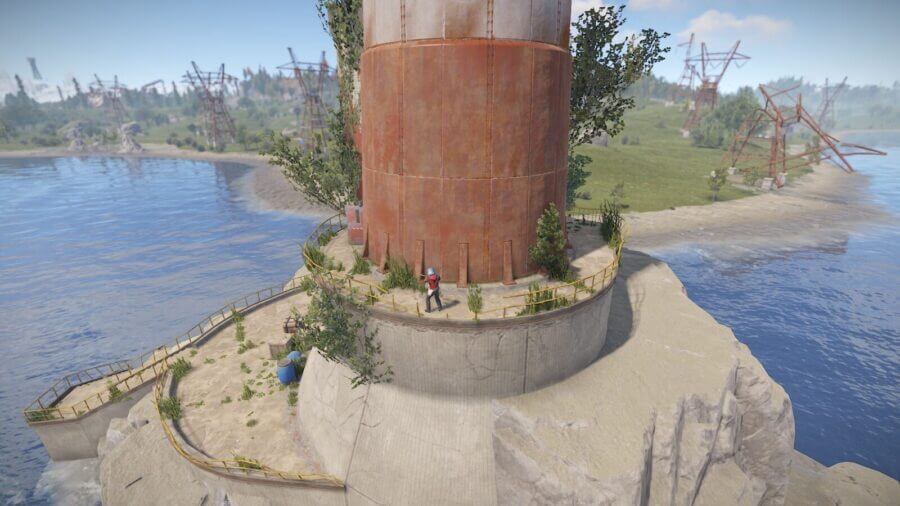 Running around you'll find the second doorway leading inside of the tower revealing the lower staircase room of the main tower.