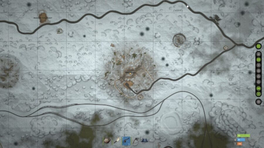 In game map preview of what the sewer branch monument looks like