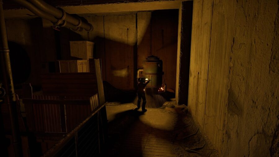Oil refinery located in the underground section of Sewer Branch in the same room as the blue key card spawn