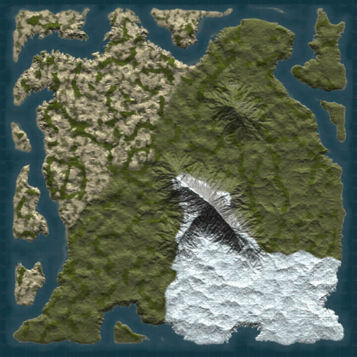 Rust DIY MAP BUNDLE 2 | Landscapes + 25 custom monuments + 27 custom places to build a base + Finished MAP All Products