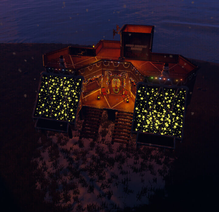 Rust 20+ Christmas Raidable Bases All Products