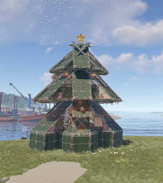 Rust 20+ Christmas Raidable Bases All Products