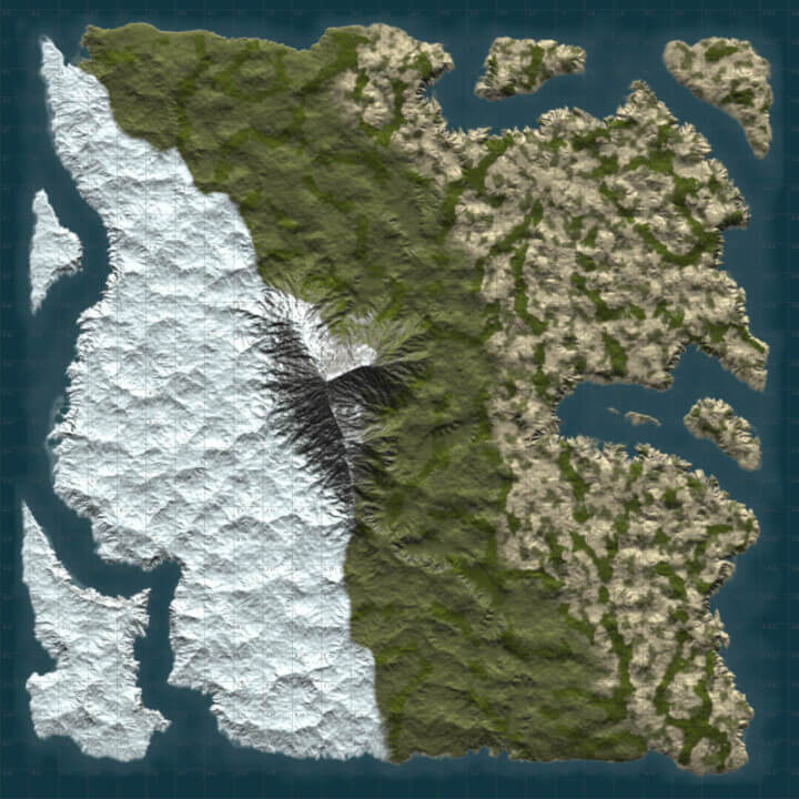 Rust DIY MAP BUNDLE | Landscape + 25 custom monuments + 27 custom places to build a base + Finished Map All Products