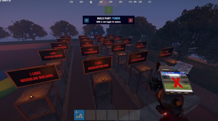 Build the same structure over and over again with just a click