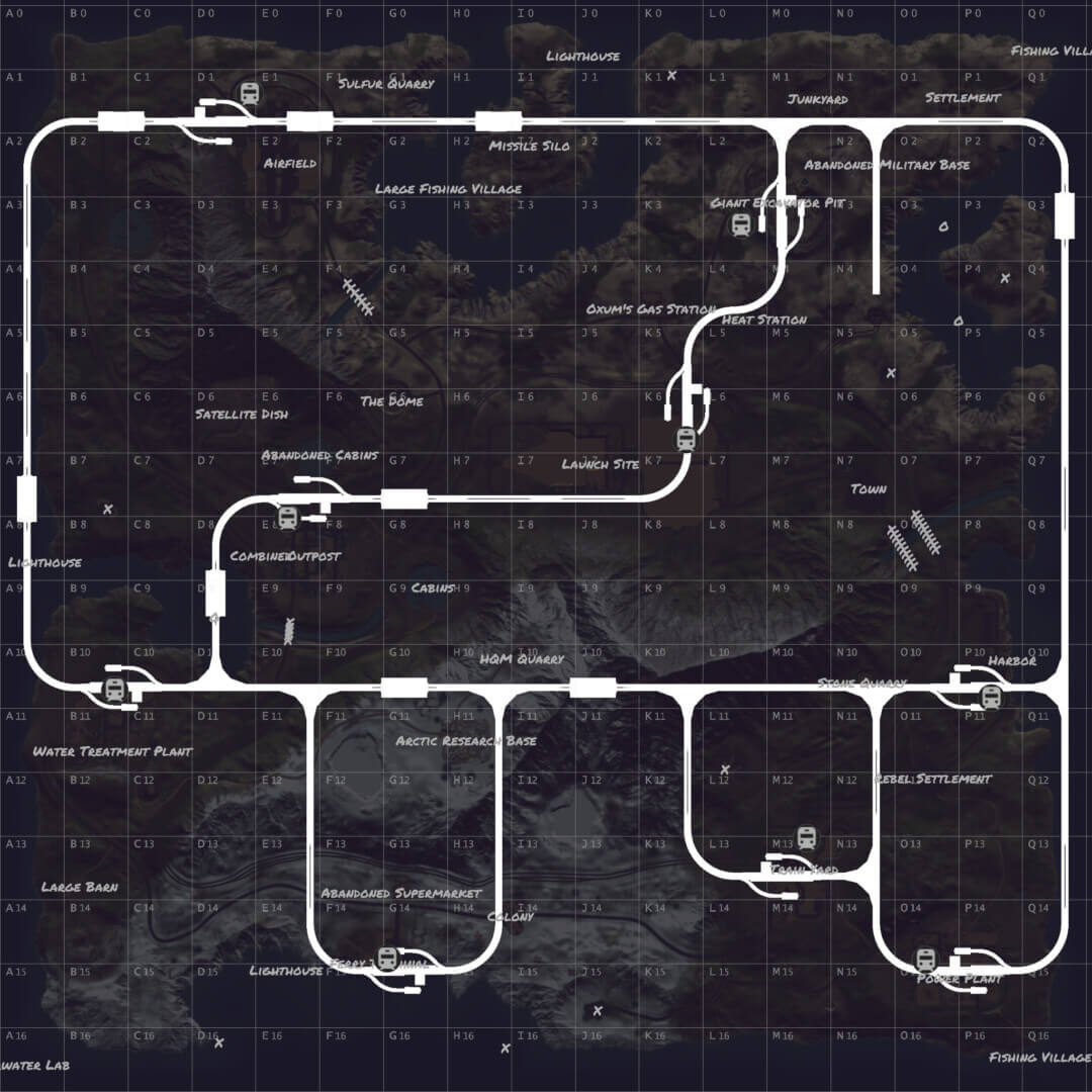Dellora island custom rust map lone design