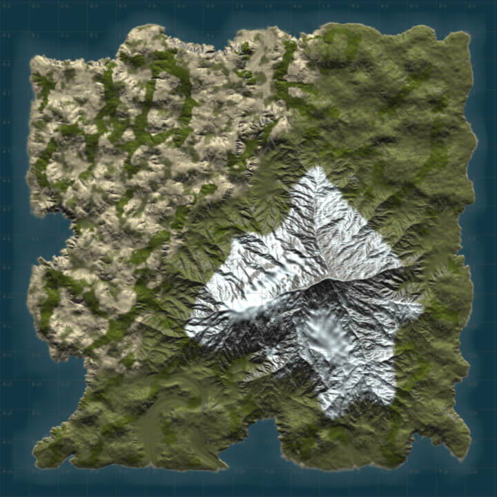 Rust DIY MAP BUNDLE | Landscape + 25 custom monuments + 27 custom places to build a base + Finished Map All Products