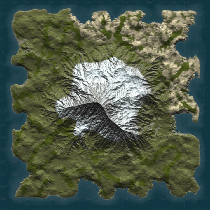 Rust DIY MAP BUNDLE | Landscape + 25 custom monuments + 27 custom places to build a base + Finished Map All Products