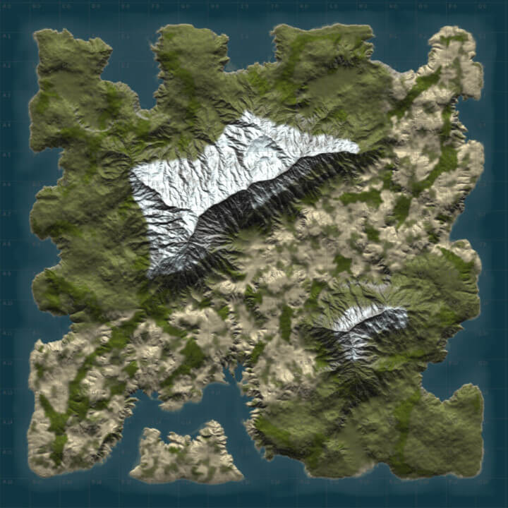 Rust DIY MAP BUNDLE 2 | Landscapes + 25 custom monuments + 27 custom places to build a base + Finished MAP All Products