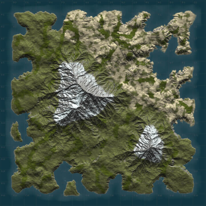 Rust DIY MAP BUNDLE 2 | Landscapes + 25 custom monuments + 27 custom places to build a base + Finished MAP All Products