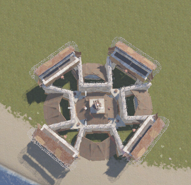 Rust 50+ Shelter Raid Bases All Products