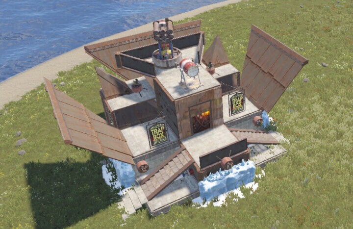 Rust 50+ Shelter Raid Bases All Products