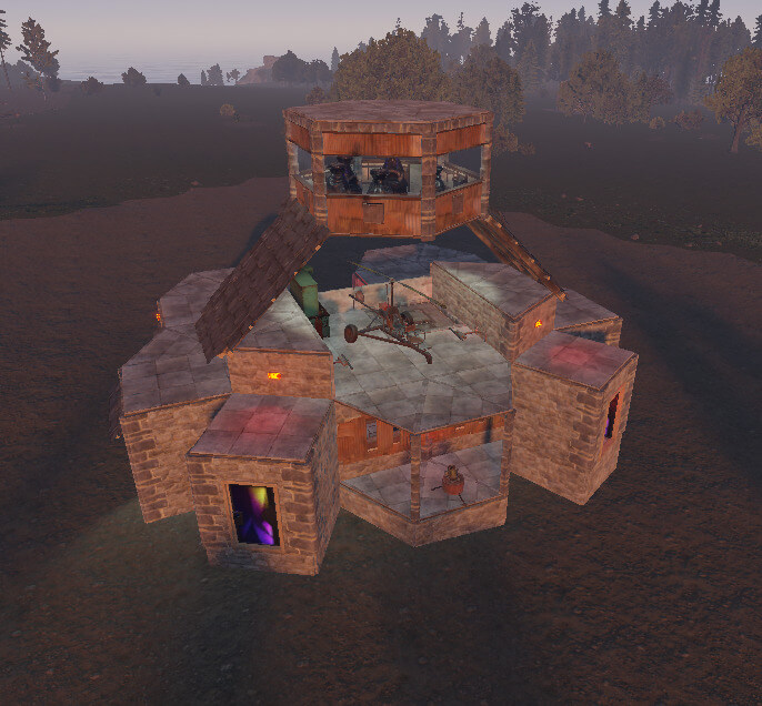Fortress pack 7 Rust Raidable Ship Fortress pack All Products