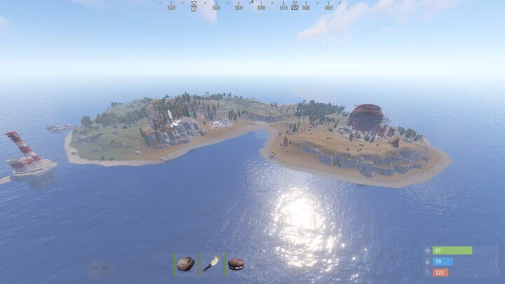 Rust Heady Island 7.1 - Small / One Grid Prefabs