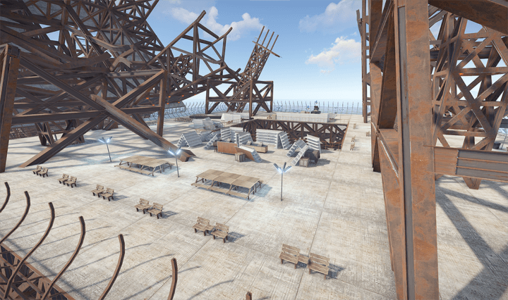 Eiffel Tower Ruined 5 Rust Eiffel Tower Ruined Prefabs