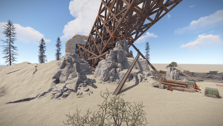 Eiffel Tower Ruined 1 Rust Eiffel Tower Ruined Prefabs