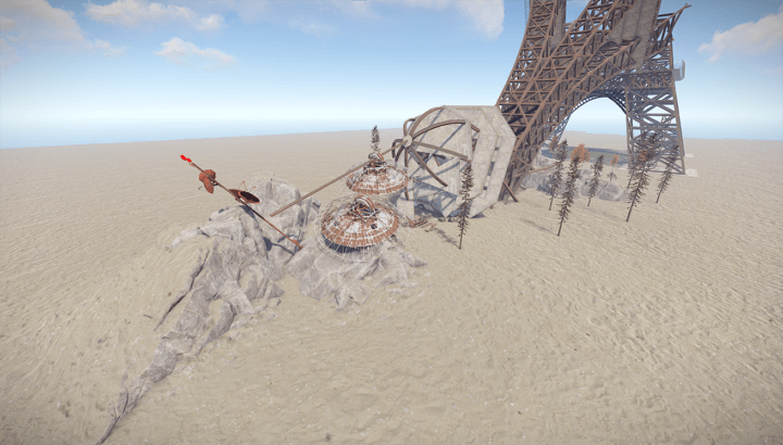 Eiffel Tower Ruined 6 Rust Eiffel Tower Ruined Prefabs