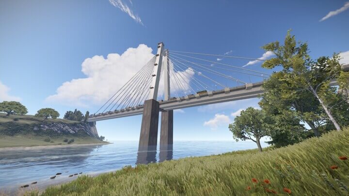 Rust Litum Bridge Prefabs