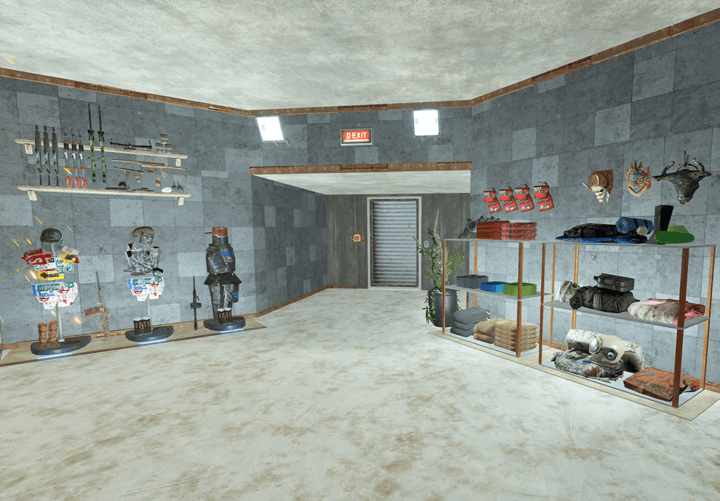 Rust Heli Tower with Glass Prefabs