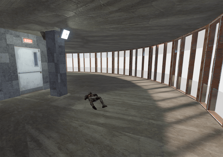 Rust Heli Tower with Glass Prefabs