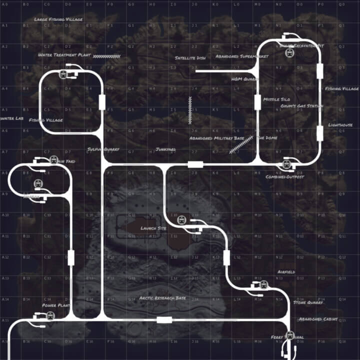 Rust Bundle of 4 maps 2500 size All Products