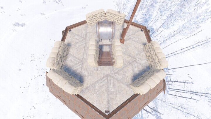 Heli Tower Container 10 Rust Heli Tower Container Prefabs