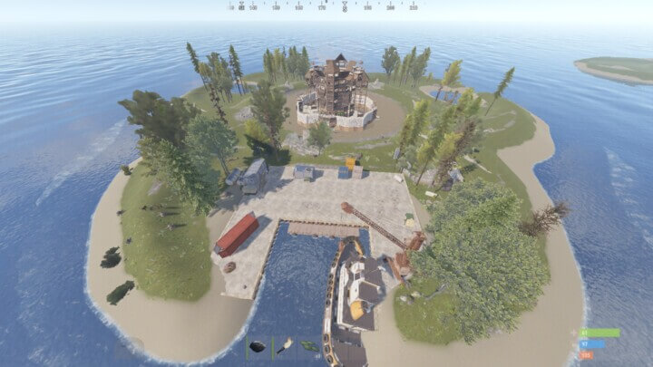 Island Raid Bases 1 Rust Raidable Bases Island Prefabs