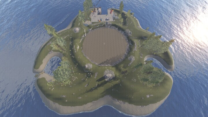 Island Raid Bases 5 Rust Raidable Bases Island Prefabs