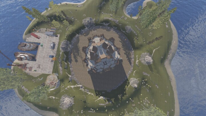 Island Raid Bases 17 Rust Raidable Bases Island Prefabs