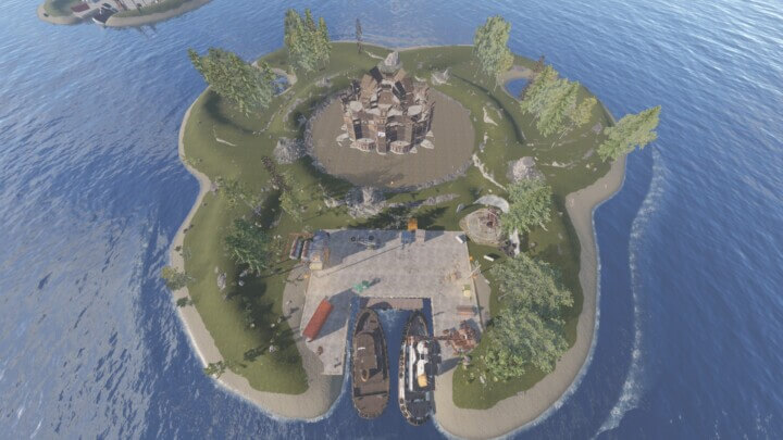 Island Raid Bases 18 Rust Raidable Bases Island Prefabs