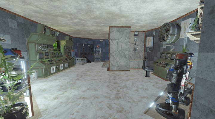 Rust Heli Tower with Glass Prefabs