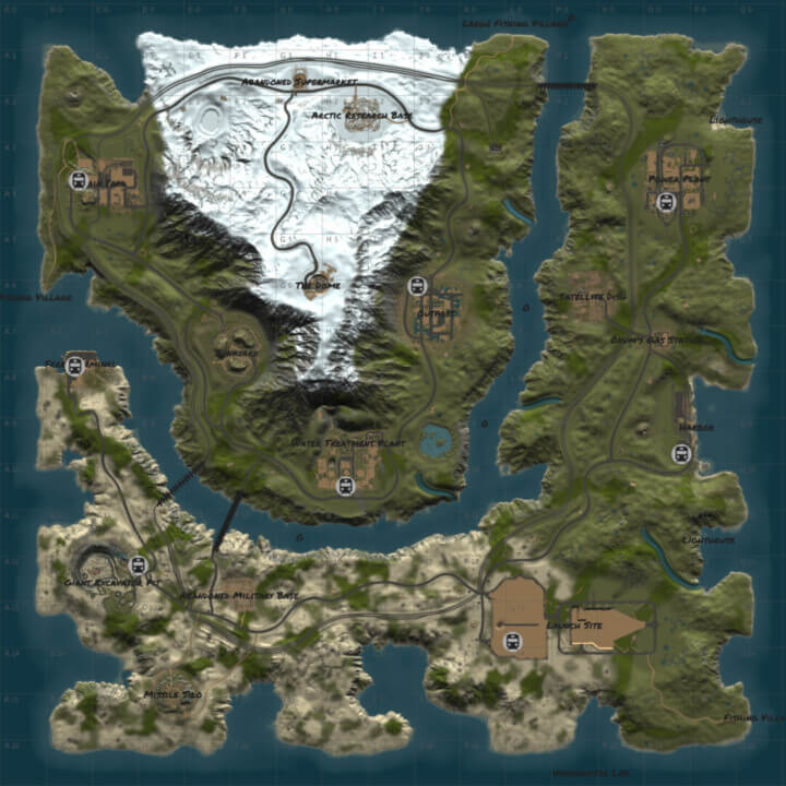 Rust Bundle of 4 maps 2500 size All Products