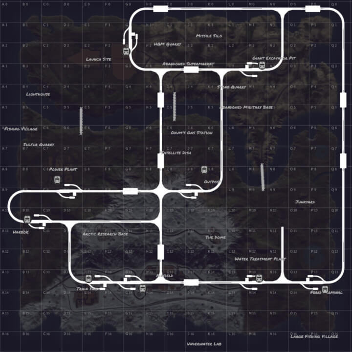 Rust Bundle of 4 maps 2500 size All Products