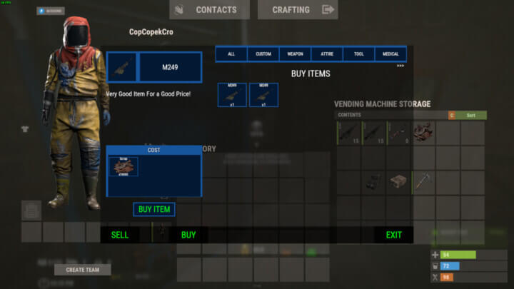 Rust Trade Mchine All Products