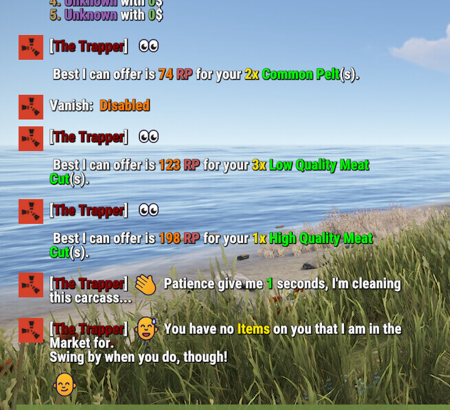 Rust The Trapper Prefabs