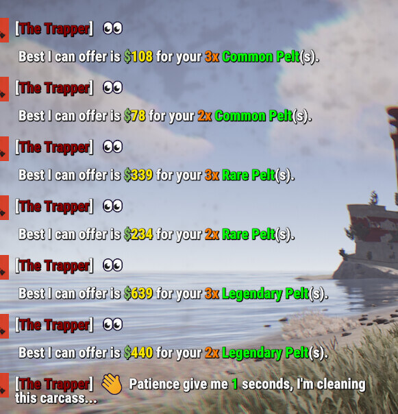 Rust The Trapper Prefabs