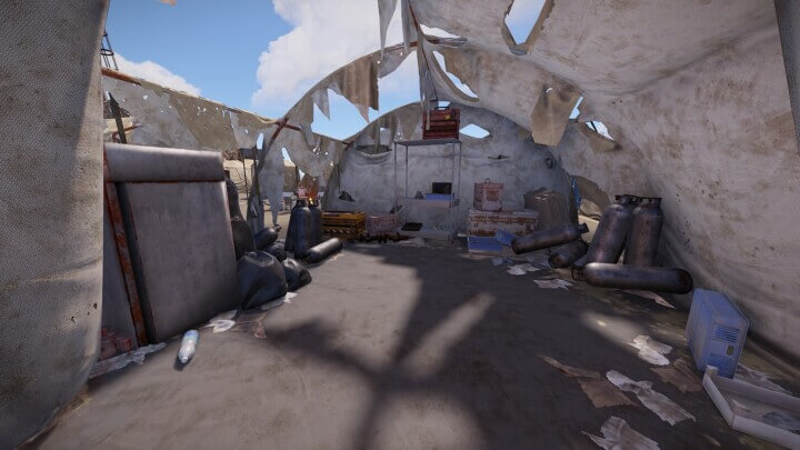 Rust Litum Deserter Camp Prefabs