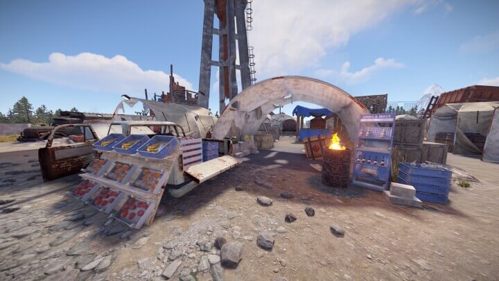 Rust Litum Deserter Camp Prefabs