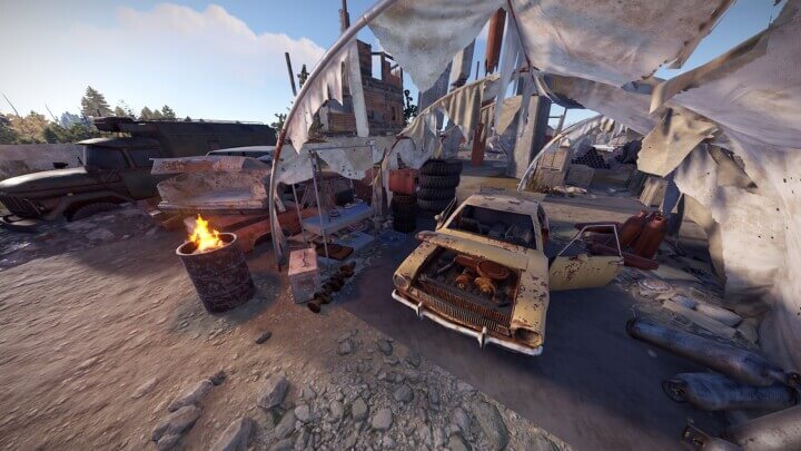 Rust Litum Deserter Camp Prefabs