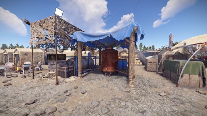 Rust Litum Deserter Camp Prefabs