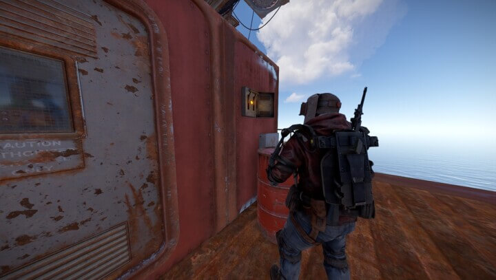 Litum Airship Rust Custom Monument - Lone Design
