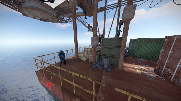 Litum Airship Rust Custom Monument - Lone Design