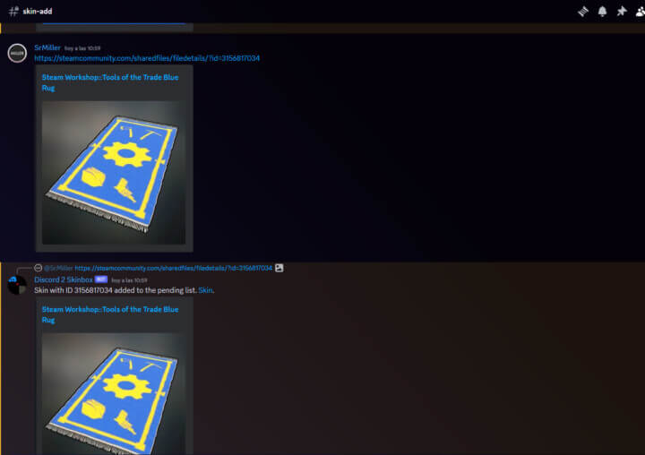 Rust Discord to Skinbox All Products