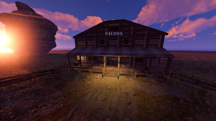 Rust Wild West Saloon Prefabs