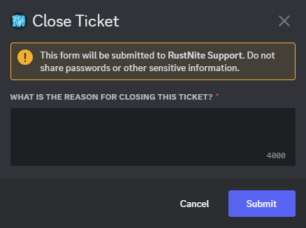 Rust Advanced BattleMetrics Ticket System All Products