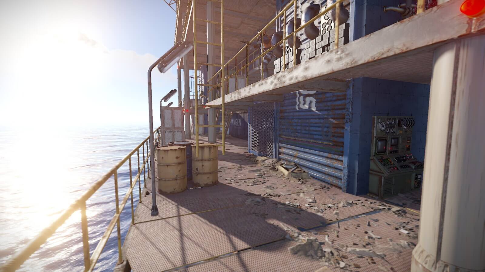 Oil Rig 3 - A Custom Rust Oilrig Monument - Lone Design