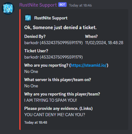 Rust Advanced BattleMetrics Ticket System All Products