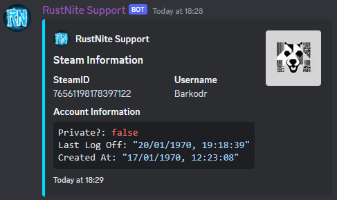 Rust Advanced BattleMetrics Ticket System All Products